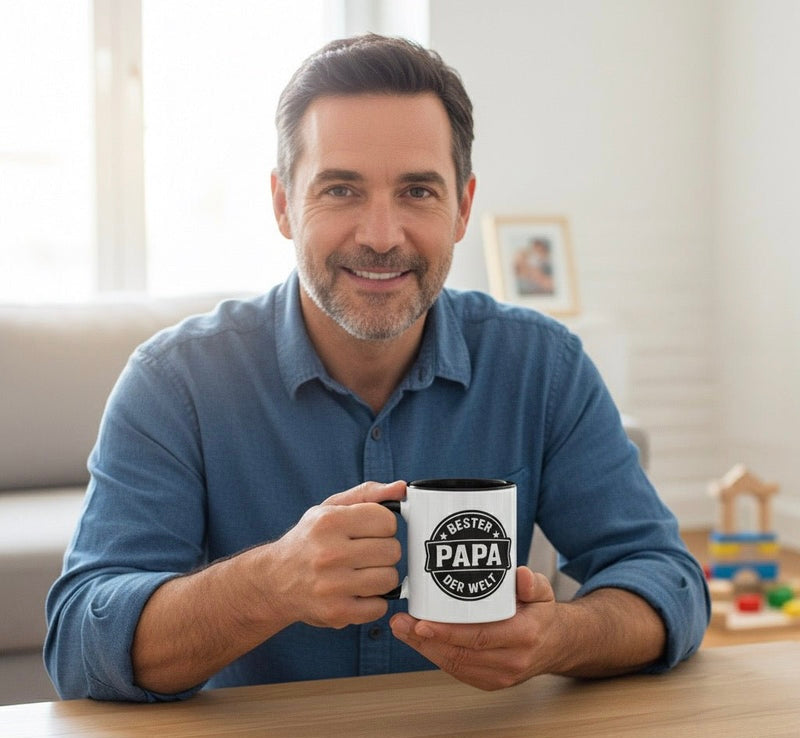 Bester Papa Tasse | Geschenk für Väter | Vatertag, Geburtstag oder einfach so | Tassenworte