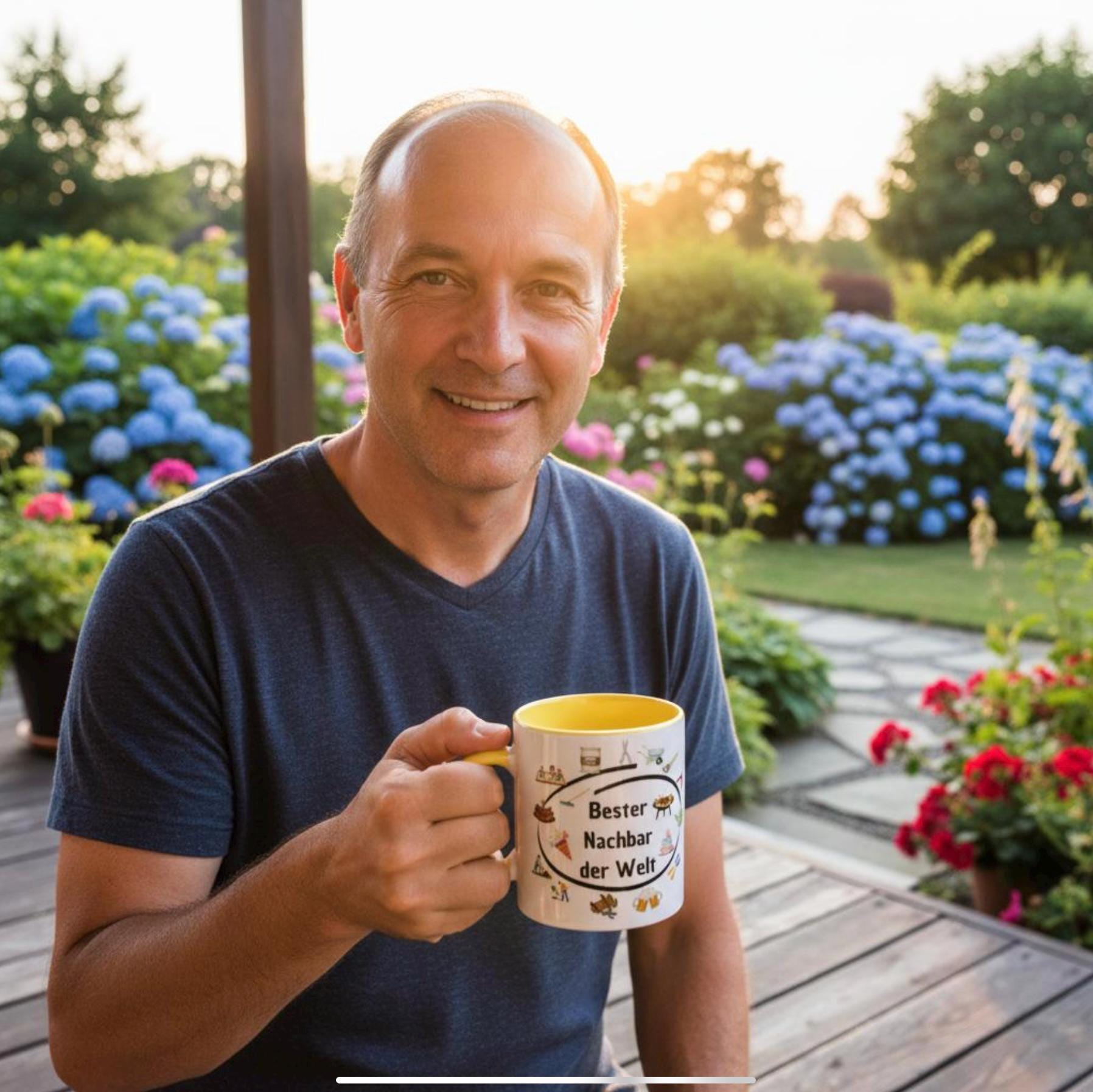 Bester Nachbar der Welt – Geschenkidee Tasse | Tassenworte - Tassenworte