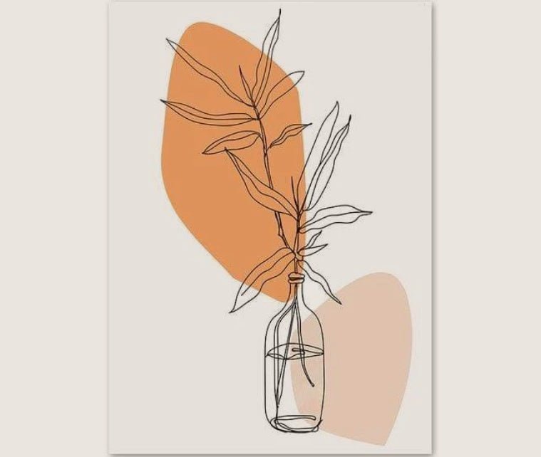 Canvas Modern Wall Art Frameless - Tassenworte