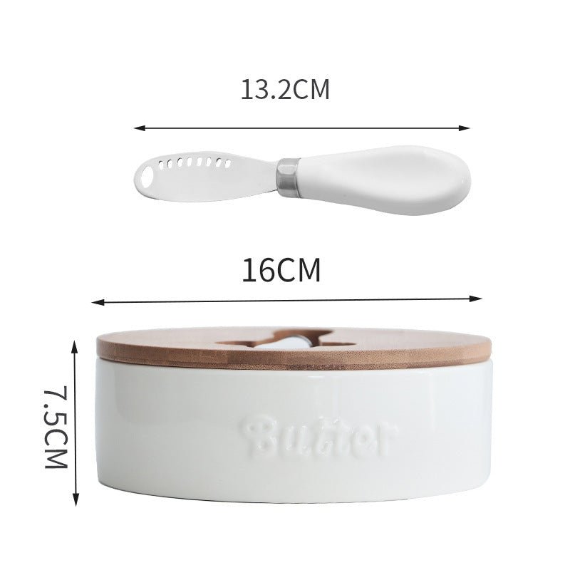 Ceramic Butter Dish Set - Tassenworte