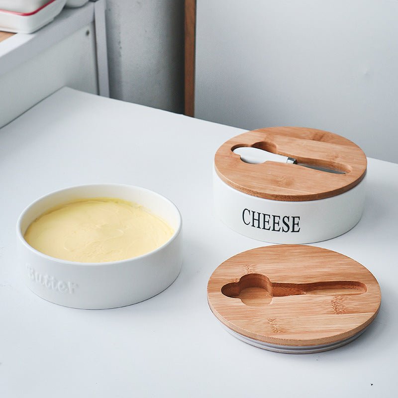 Ceramic Butter Dish Set - Tassenworte