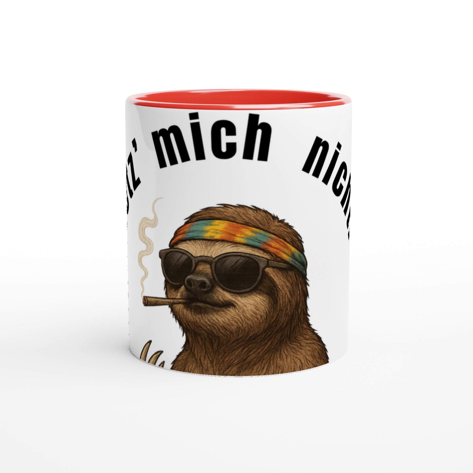 Faultier Tasse „Hetz’ mich nicht!“ – Lustige Kaffee Tasse 325ml für Faultier Fans & Hippies - Tassenworte
