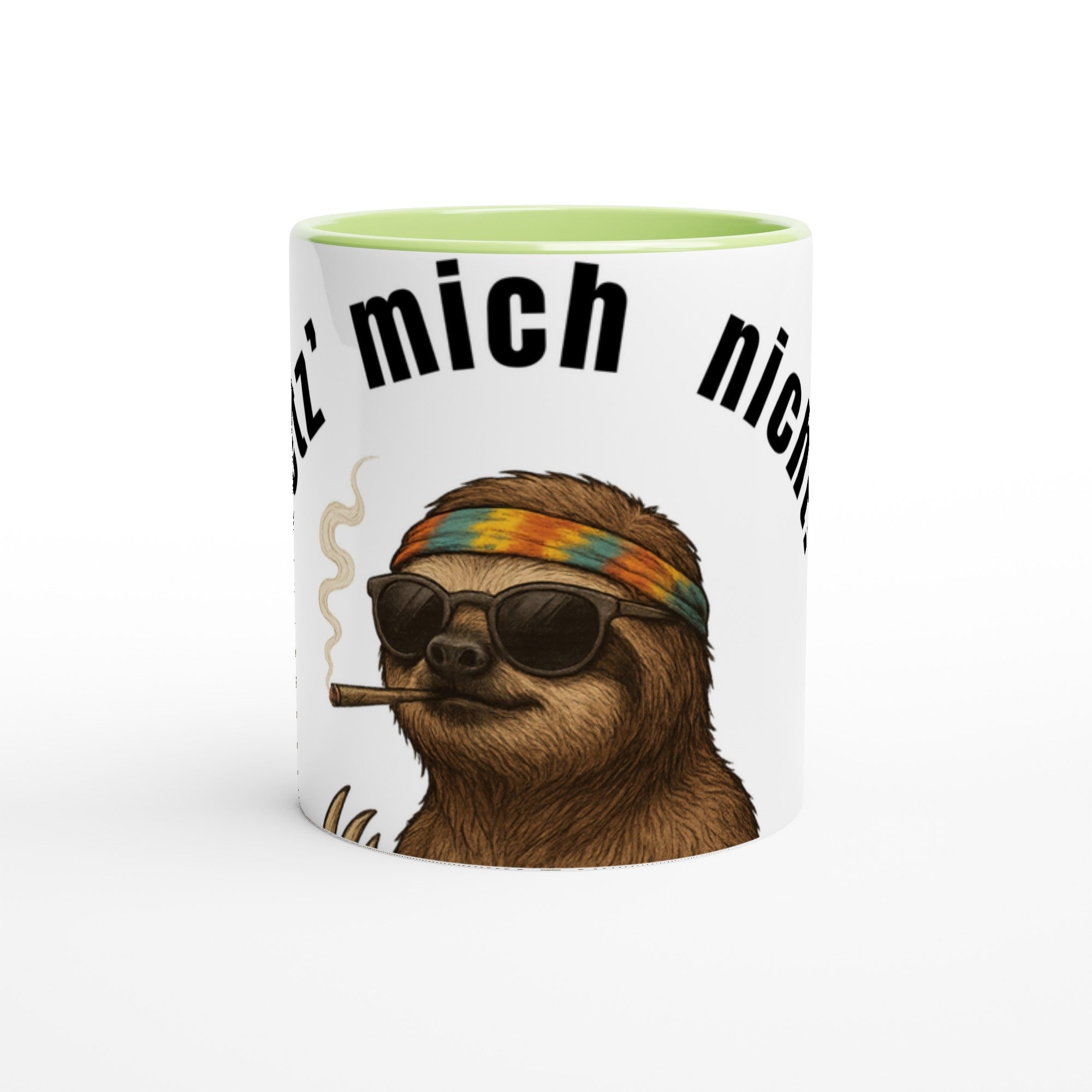 Faultier Tasse „Hetz’ mich nicht!“ – Lustige Kaffee Tasse 325ml für Faultier Fans & Hippies - Tassenworte