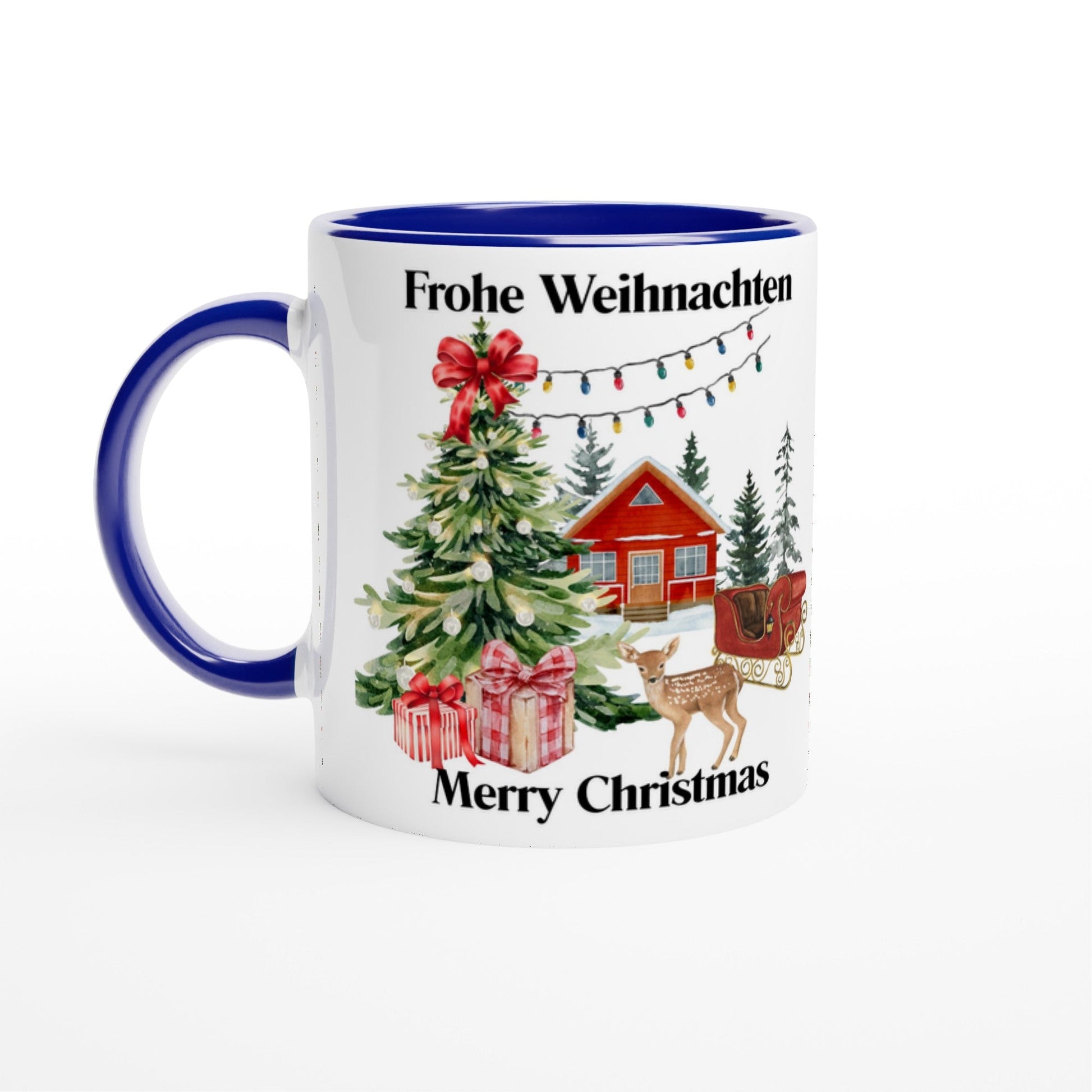Kaffeetasse Weihnachten | Winterlandschaft | Weihnachtshütte - Tassenworte