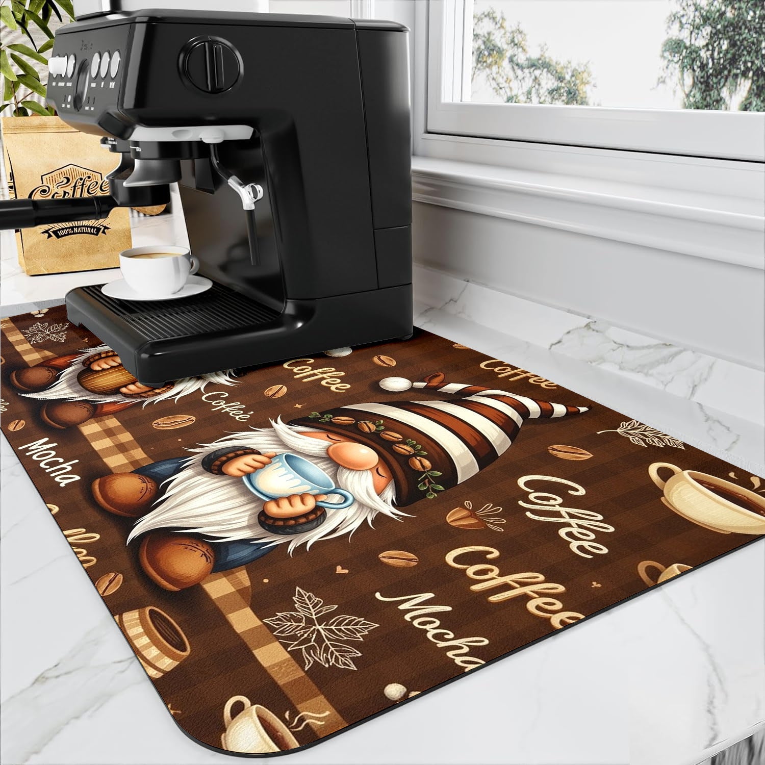 Kitchen Coffee Draining Pad - Tassenworte