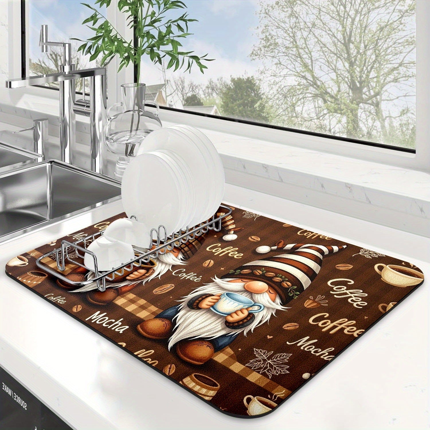 Kitchen Coffee Draining Pad - Tassenworte