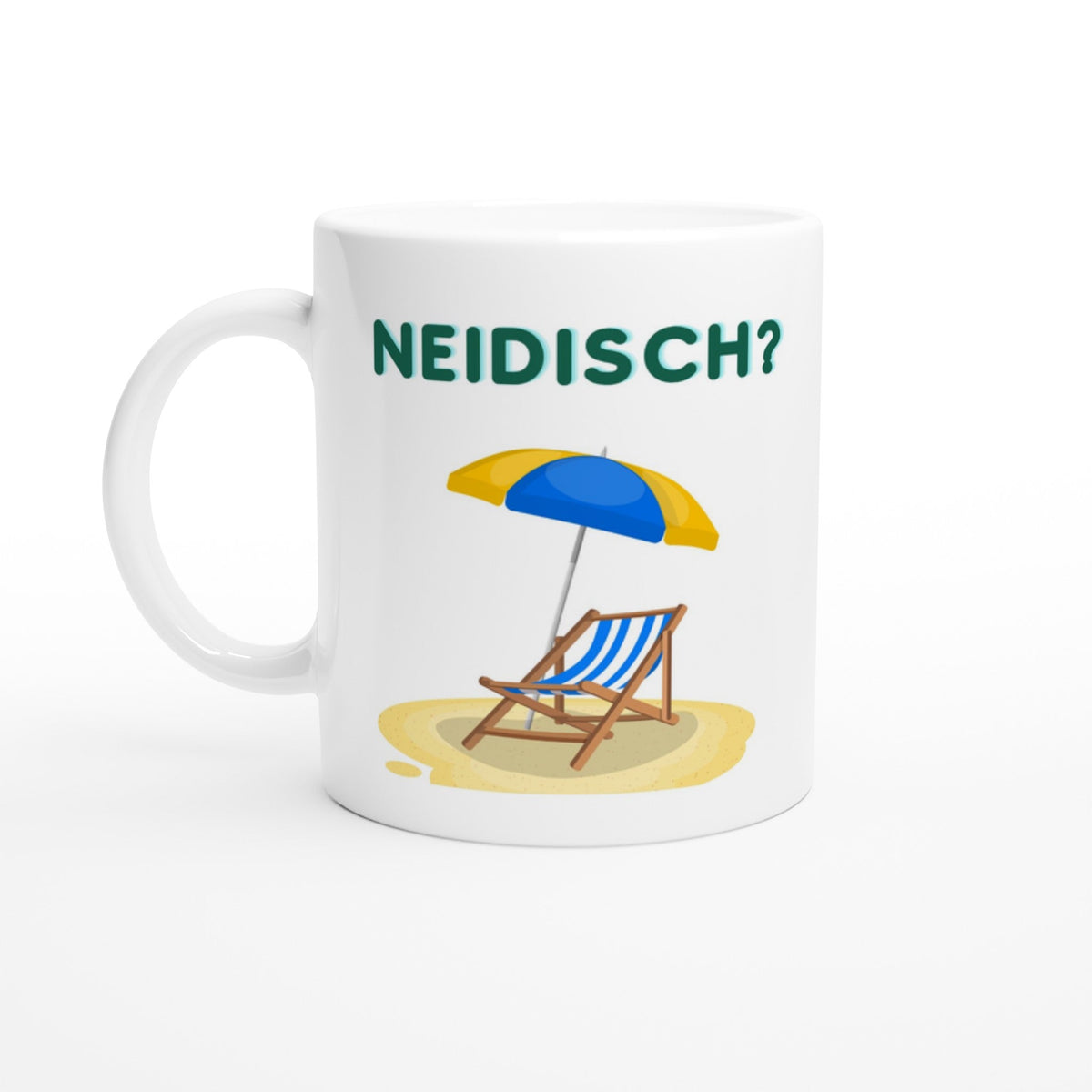 Lehrer Tasse mit lustigem Spruch – Geschenk für Lehrer & Referendare – Humorvolle Lehrertasse „Neidisch?“ | Tassenworte - Tassenworte