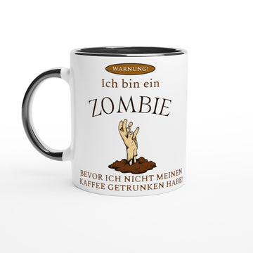 Lustige Kaffeetasse Morgenmuffel – Zombie - Spruch Becher | Kaffee - Geschenkidee - Tassenworte