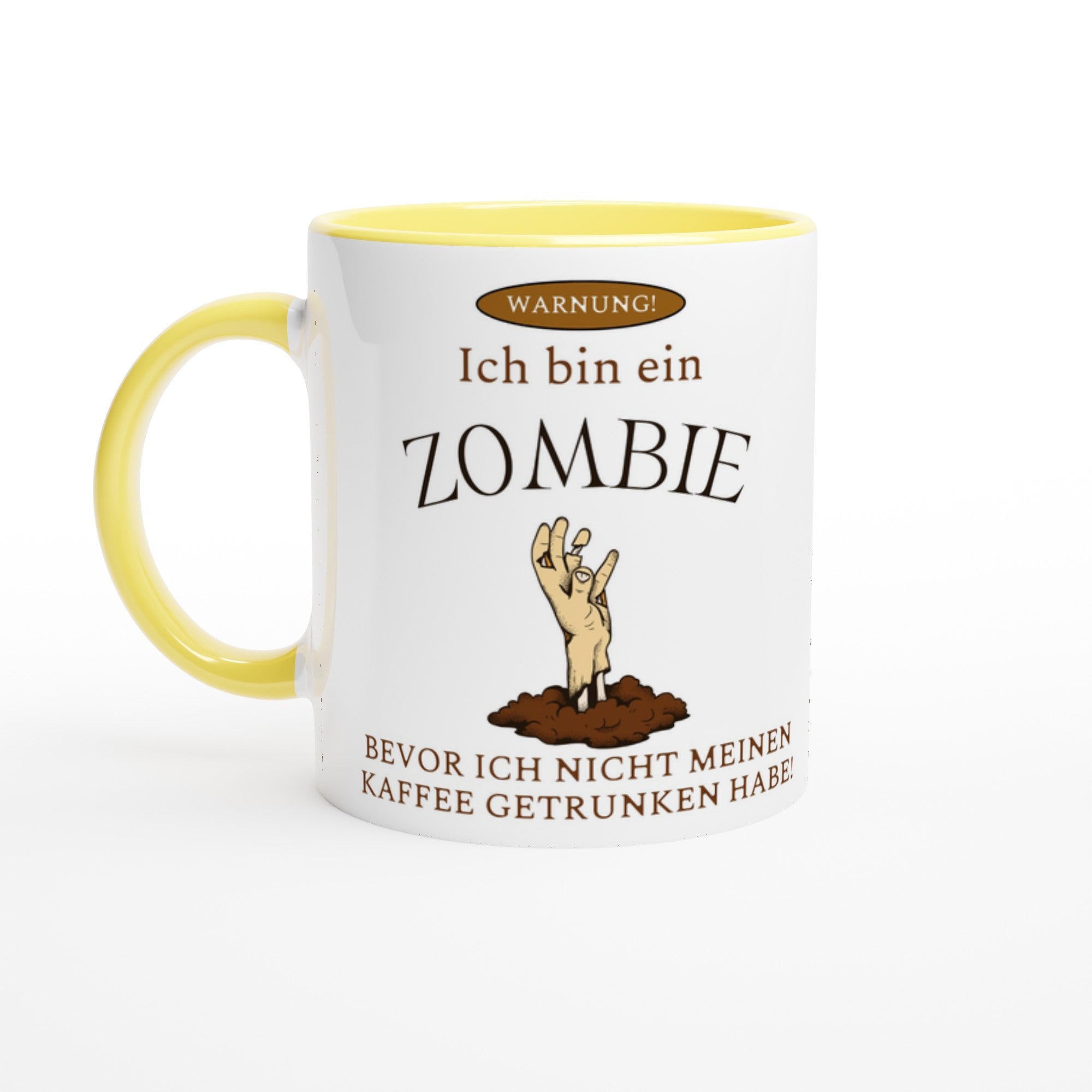 Lustige Kaffeetasse Morgenmuffel – Zombie - Spruch Becher | Kaffee - Geschenkidee - Tassenworte