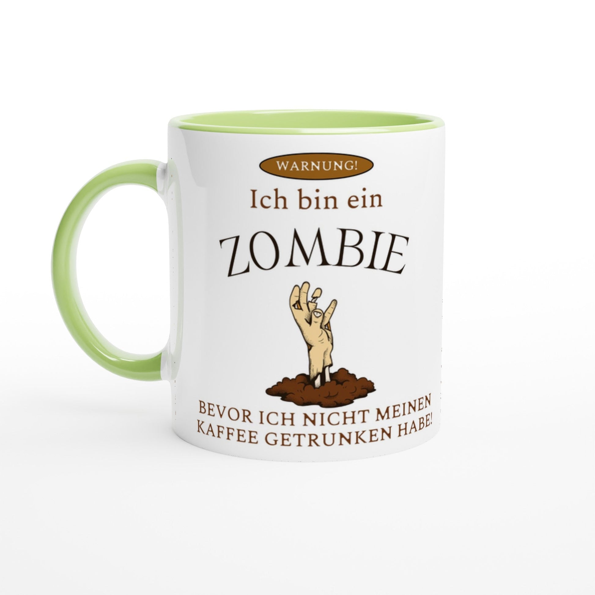 Lustige Kaffeetasse Morgenmuffel – Zombie - Spruch Becher | Kaffee - Geschenkidee - Tassenworte