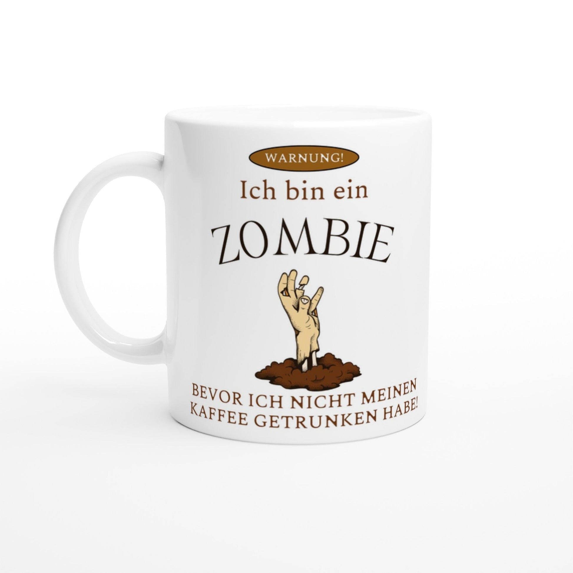 Lustige Kaffeetasse Morgenmuffel – Zombie - Spruch Becher | Kaffee - Geschenkidee - Tassenworte