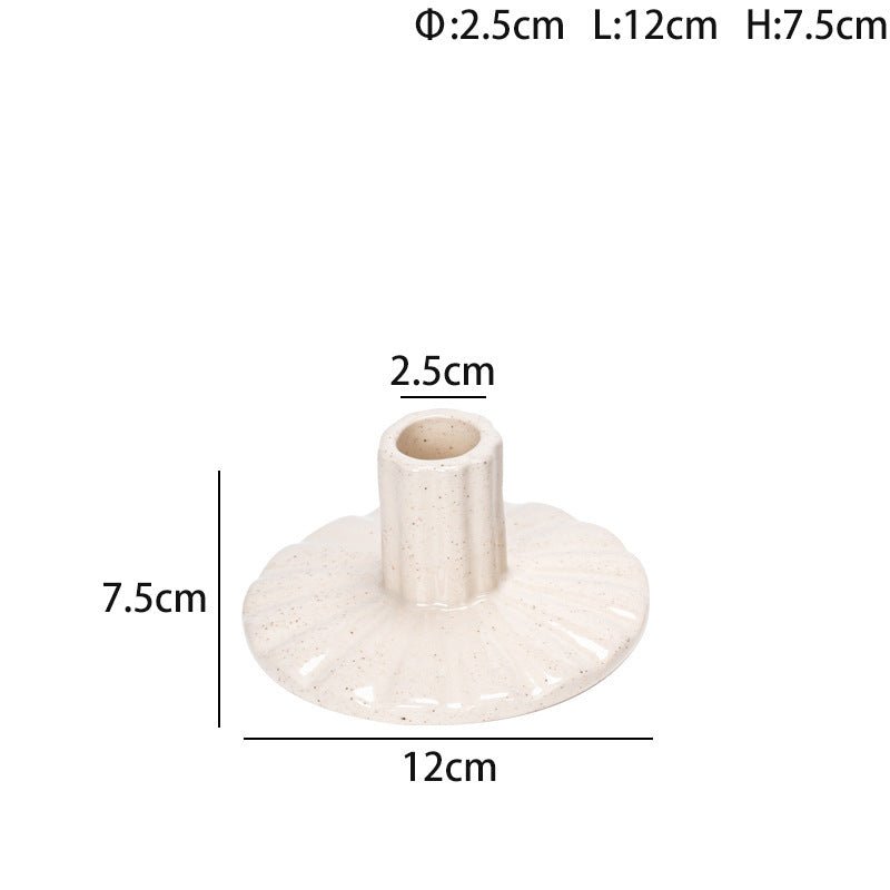 Modern Ceramic Candle Holder - Tassenworte