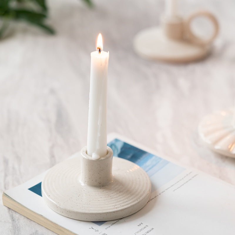 Modern Ceramic Candle Holder - Tassenworte