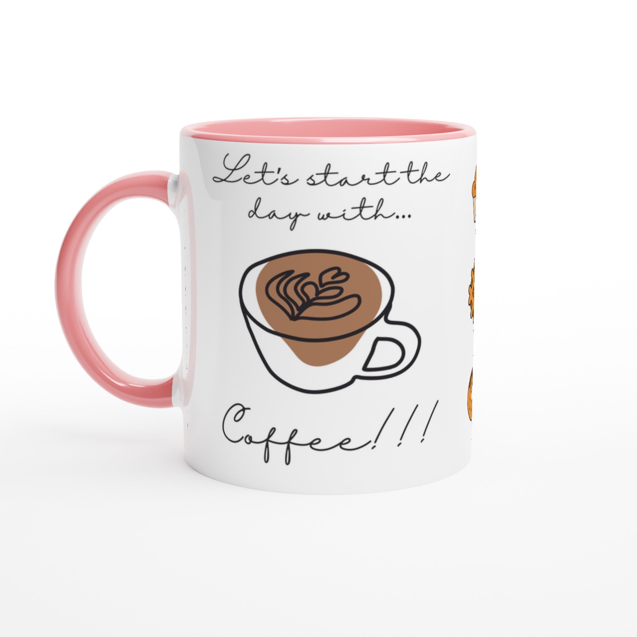 Motivtasse für Kaffeeliebhaber | Let‘s start the day with coffee | Tassenworte - Tassenworte