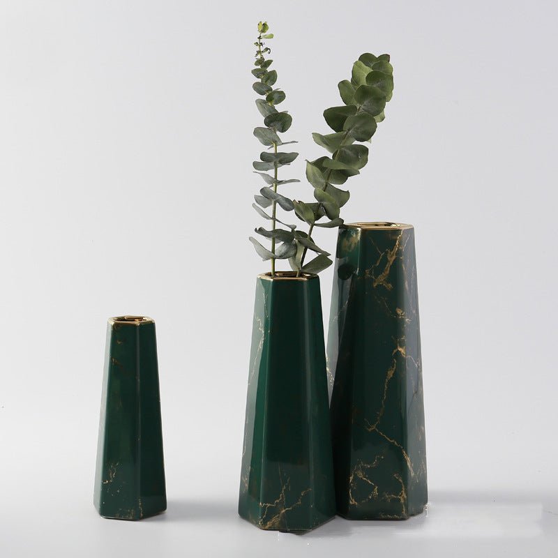 Nordic Marble Decorative Vase - Tassenworte
