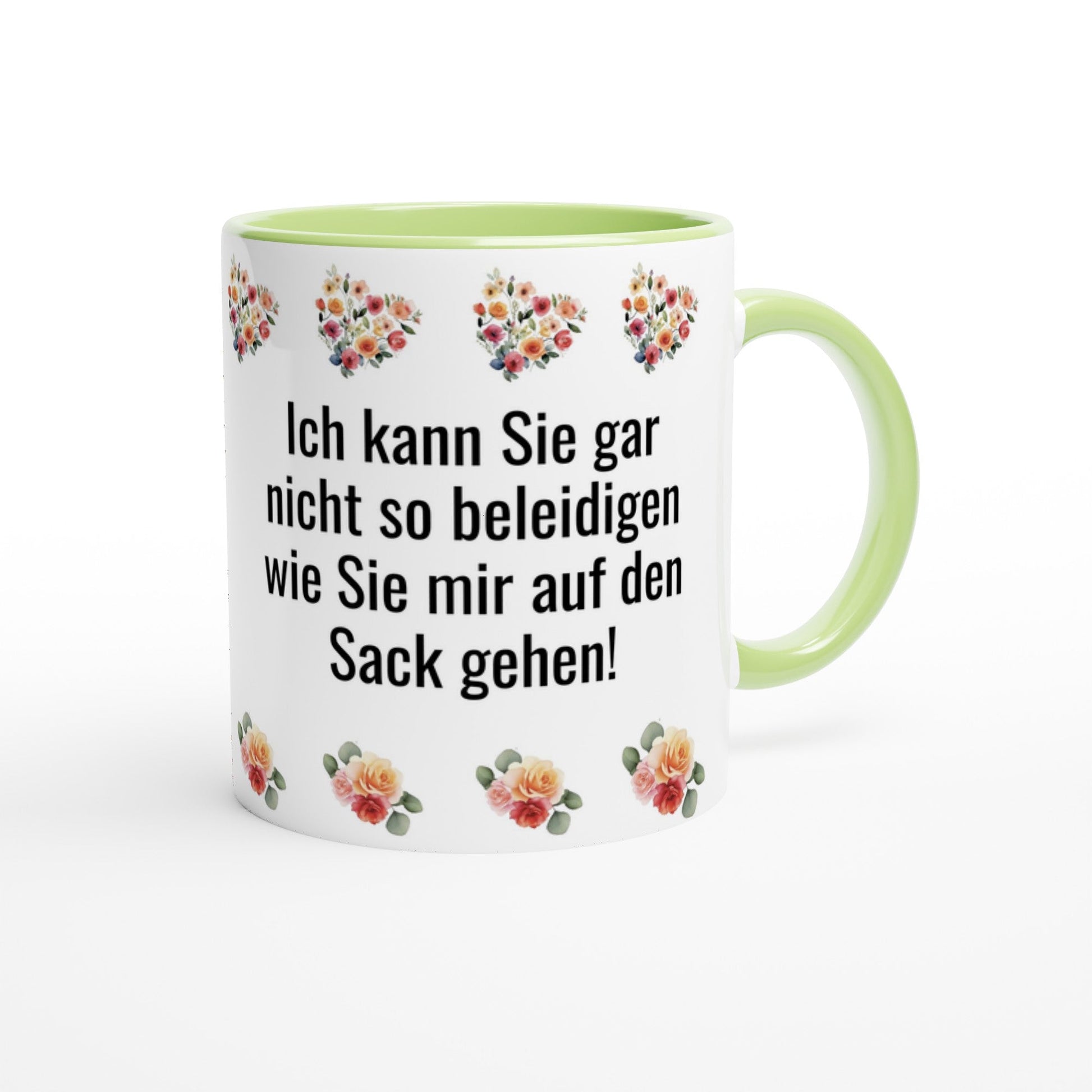 Sarkastische Büro - Tasse: "Ich kann Sie gar nicht so beleidigen..." | Fiese Kollegen - Tasse / Tassenworte - Tassenworte