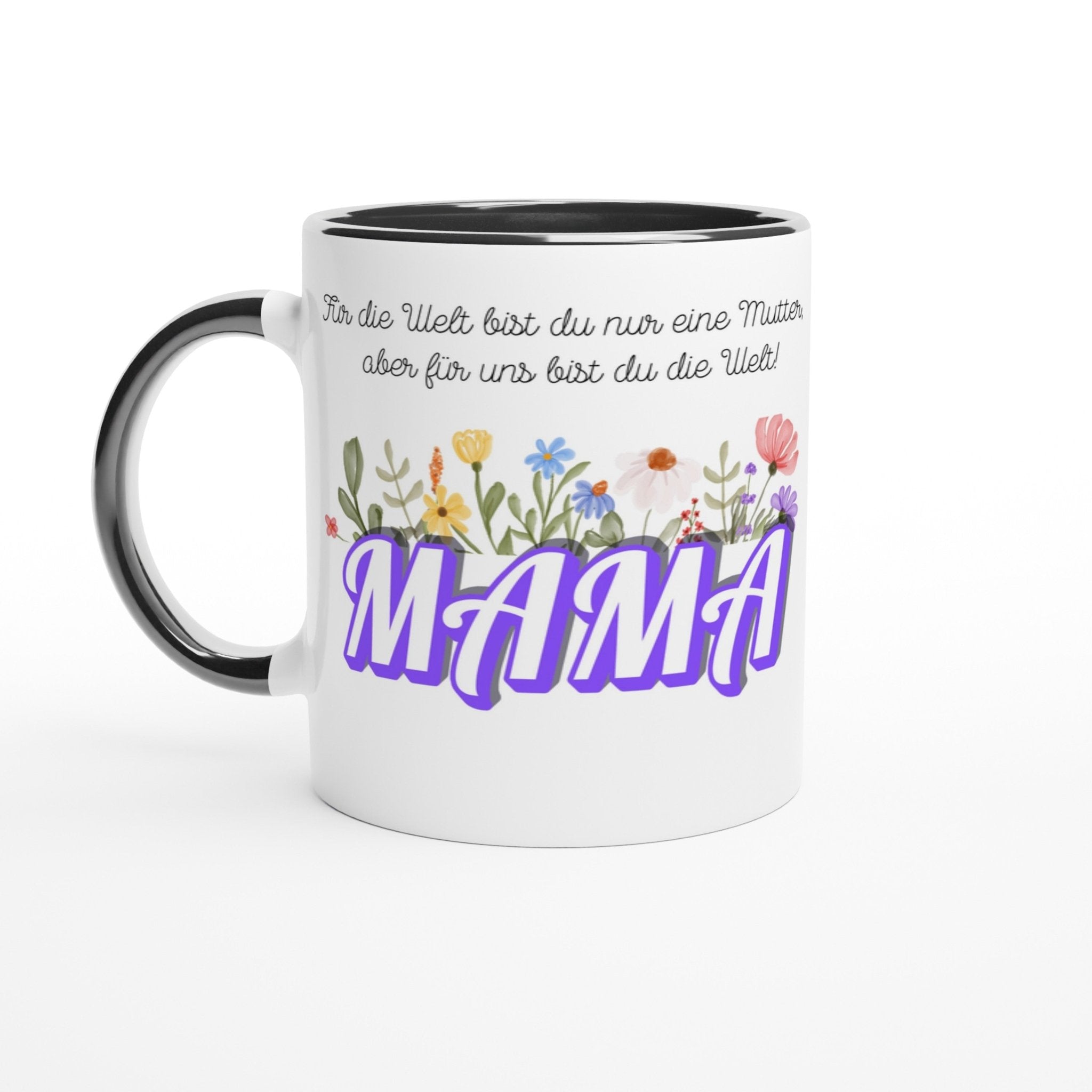 Tasse | Geschenk für Mama | "Du bist die Welt!" 🌸 | Tassenworte - Tassenworte