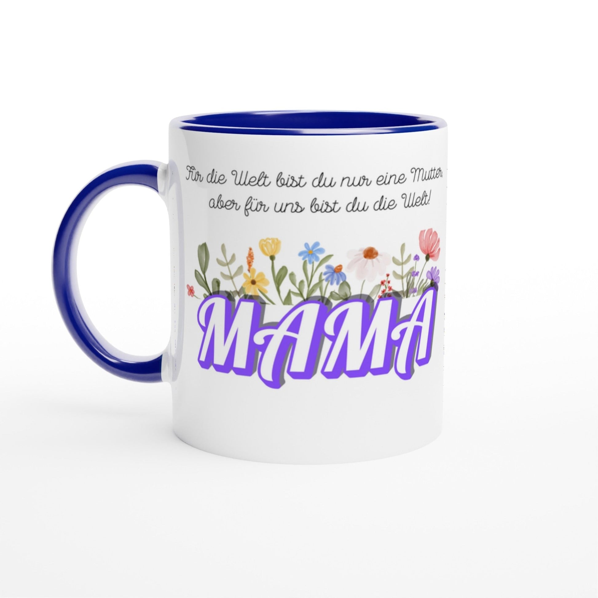 Tasse | Geschenk für Mama | "Du bist die Welt!" 🌸 | Tassenworte - Tassenworte