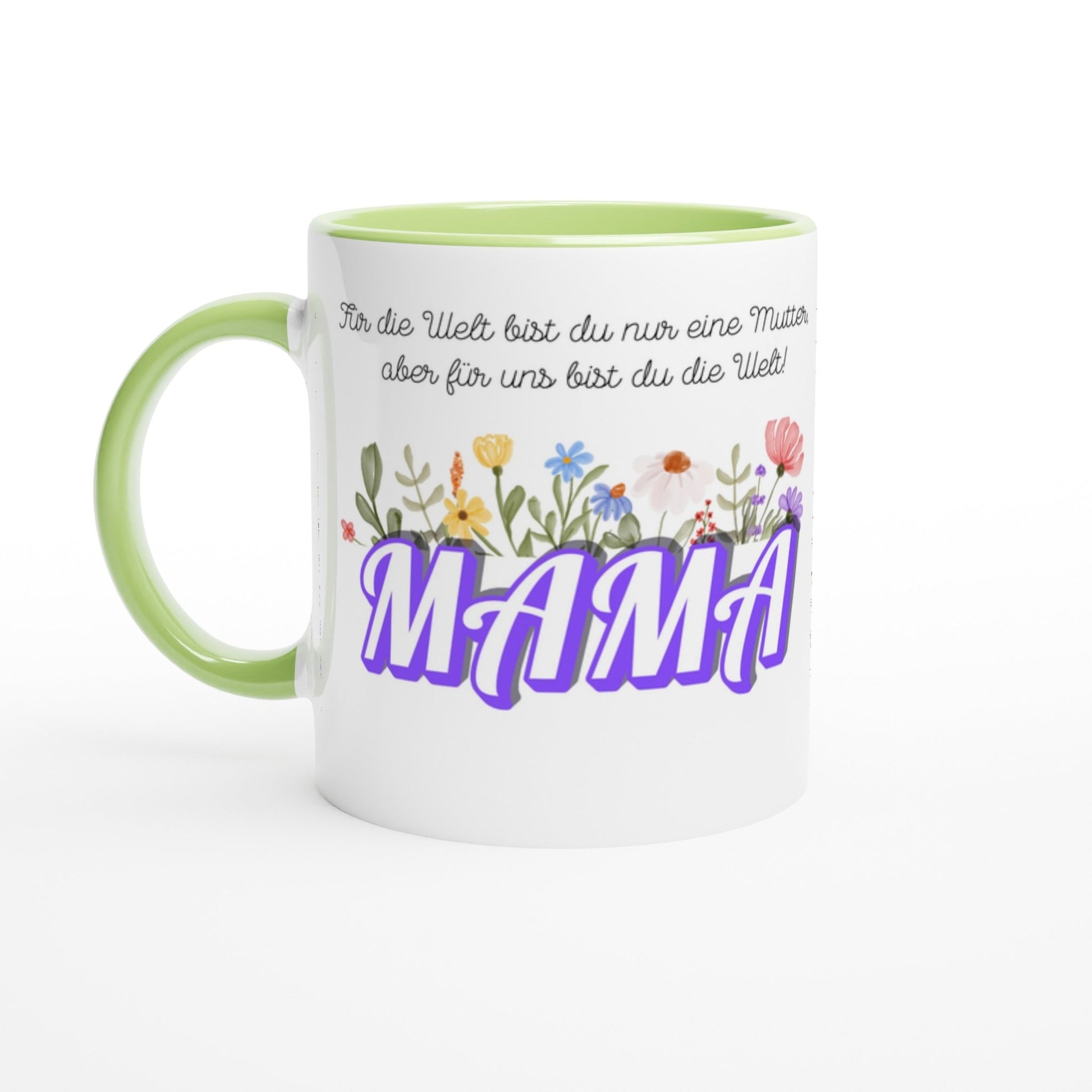 Tasse | Geschenk für Mama | "Du bist die Welt!" 🌸 | Tassenworte - Tassenworte