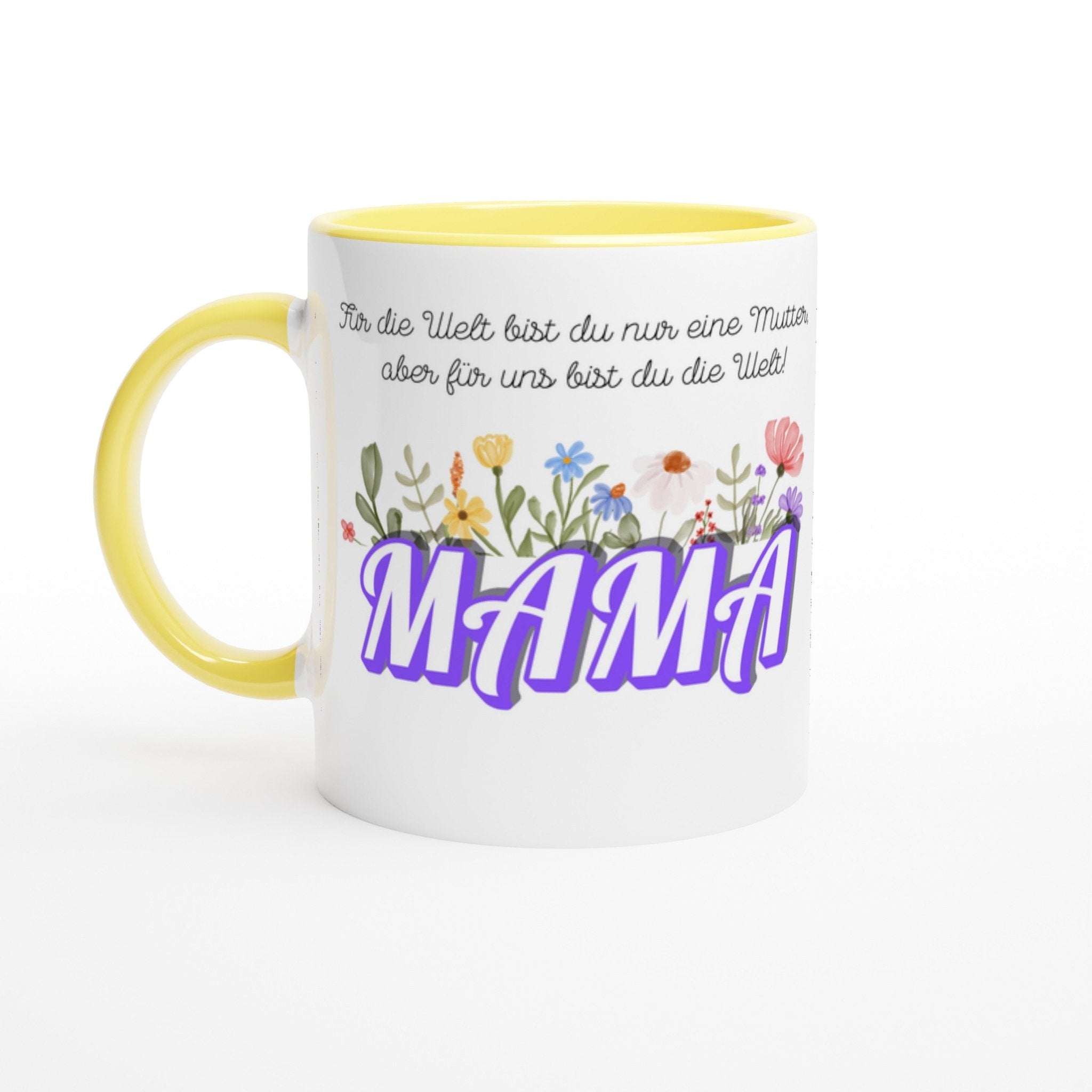Tasse | Geschenk für Mama | "Du bist die Welt!" 🌸 | Tassenworte - Tassenworte