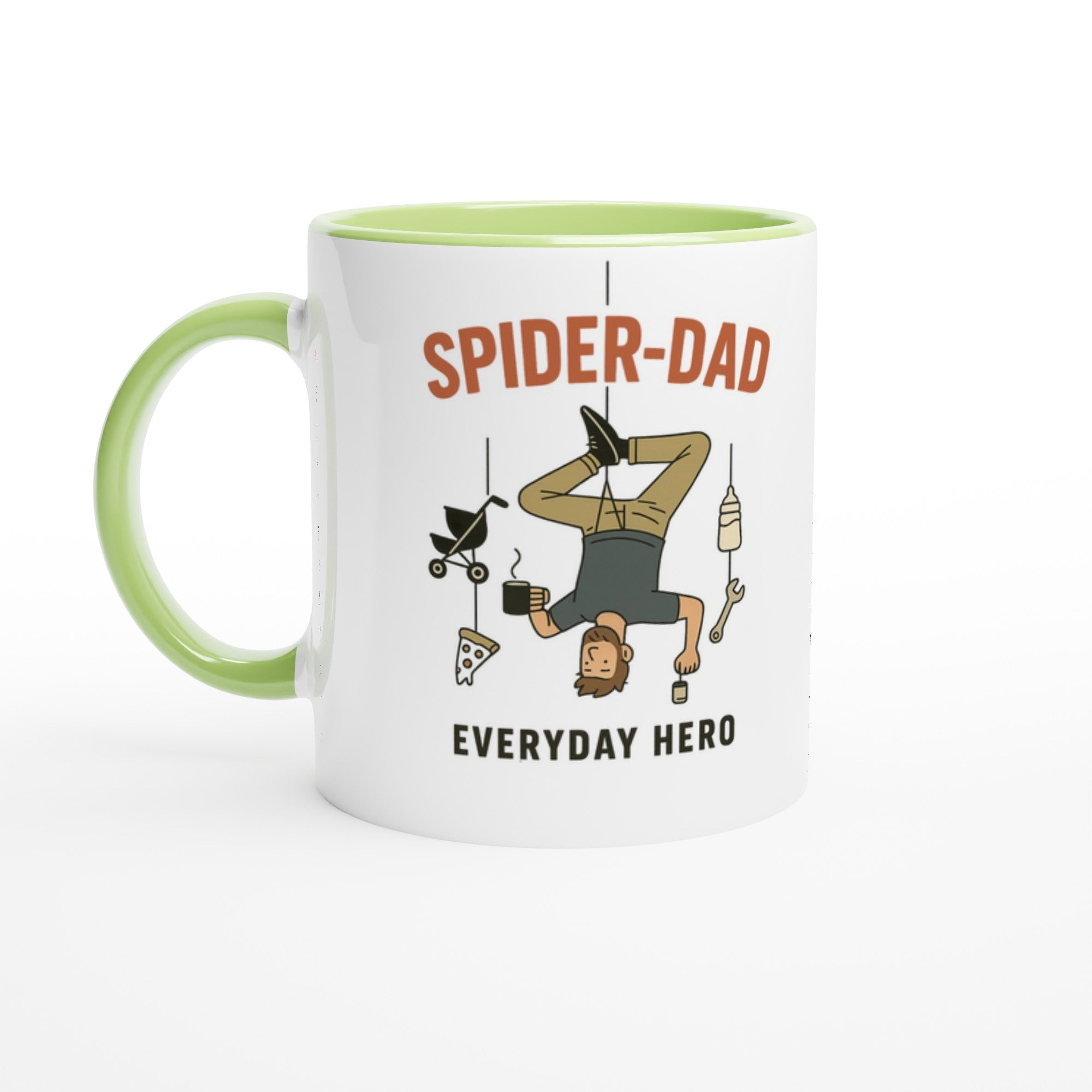 Tasse - Mug - Spider - Dad – Everyday Hero | Lustige Tasse nicht nur zum Vatertag [ Tassenworte - Tassenworte