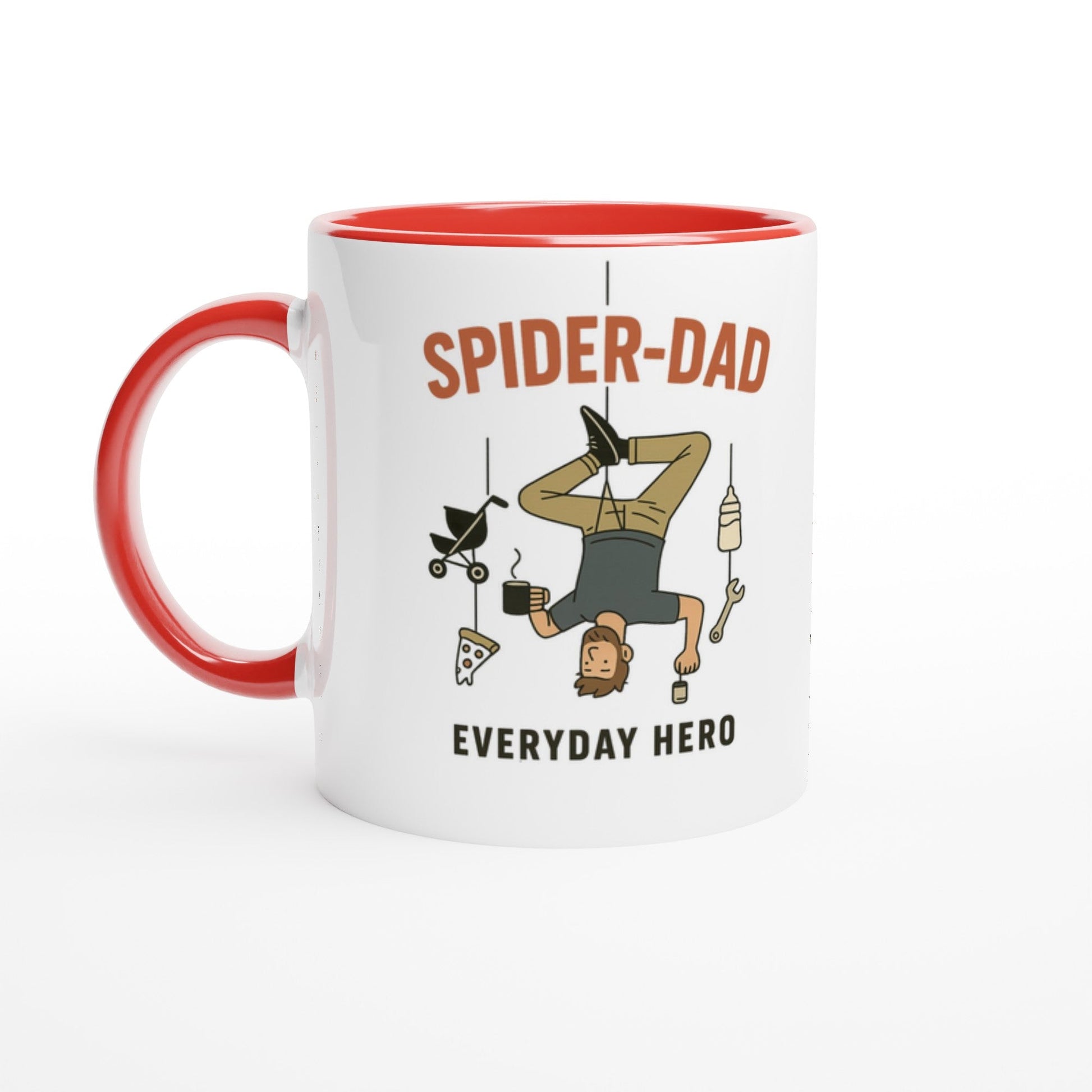 Tasse - Mug - Spider - Dad – Everyday Hero | Lustige Tasse nicht nur zum Vatertag [ Tassenworte - Tassenworte