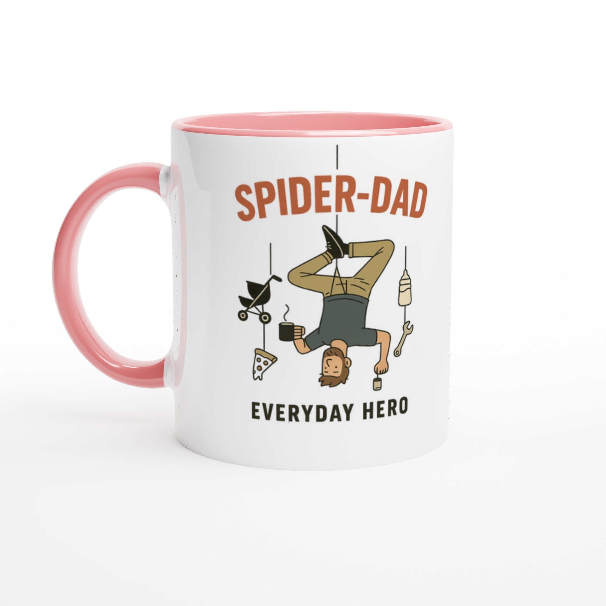 Tasse - Mug - Spider - Dad – Everyday Hero | Lustige Tasse nicht nur zum Vatertag [ Tassenworte - Tassenworte