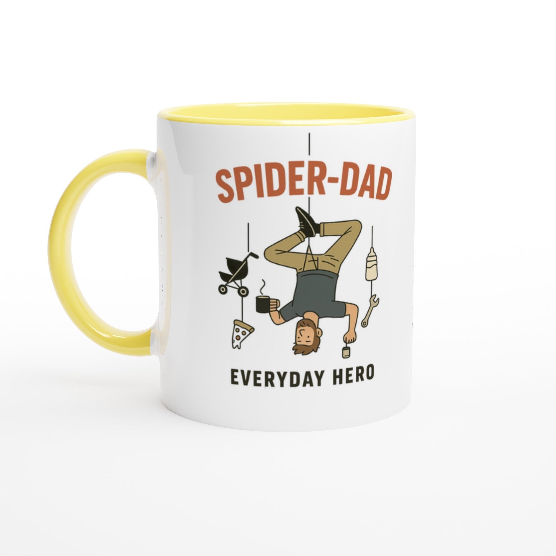 Tasse - Mug - Spider - Dad – Everyday Hero | Lustige Tasse nicht nur zum Vatertag [ Tassenworte - Tassenworte