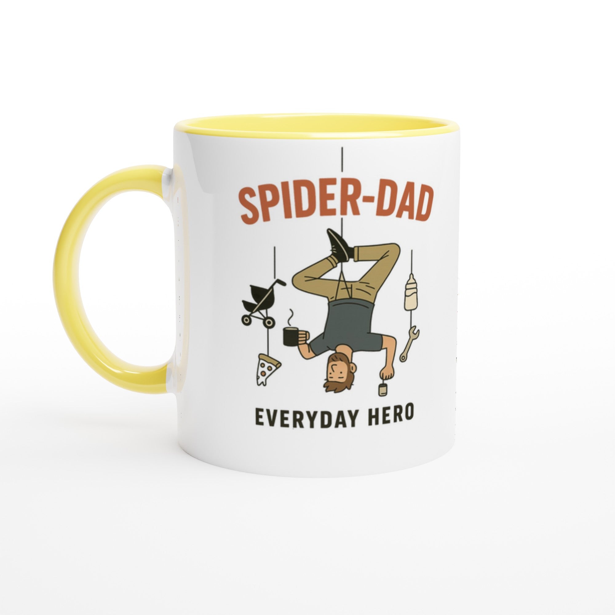 Tasse - Mug - Spider - Dad – Everyday Hero | Lustige Tasse nicht nur zum Vatertag [ Tassenworte - Tassenworte