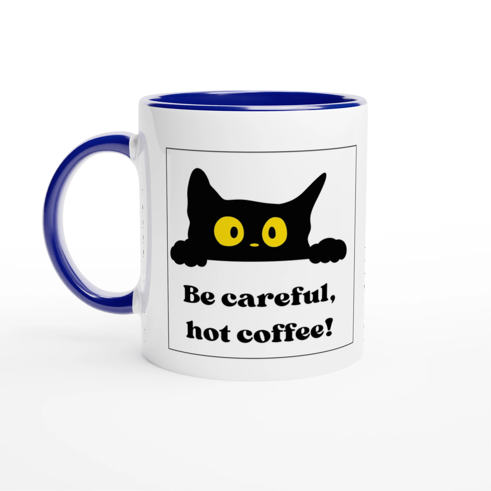 Vorsicht heiß! Katzen - Tasse für Morgenmuffel, Kaffeefans & Chaosfrühstarter | Tassenworte - Tassenworte