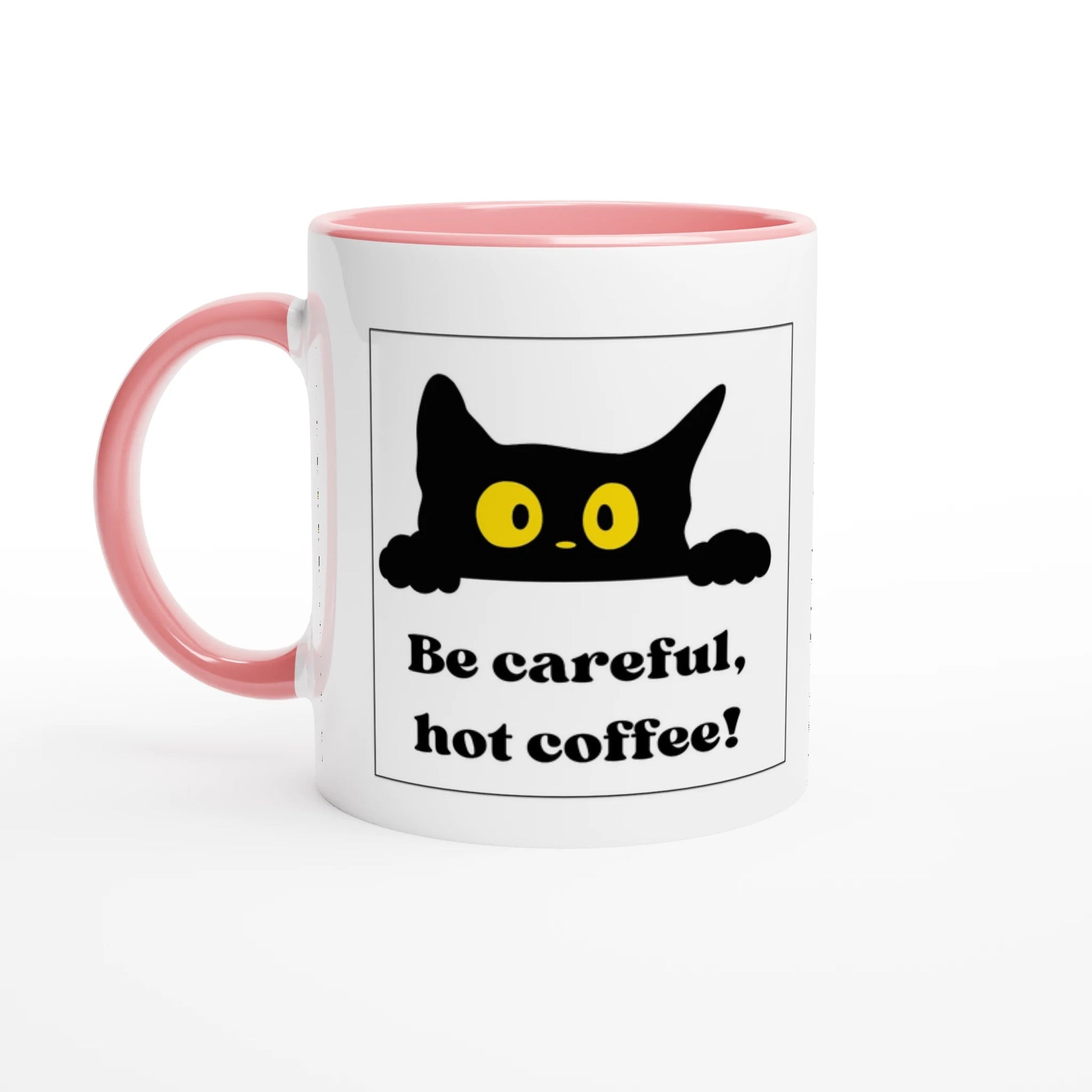 Vorsicht heiß! Katzen - Tasse für Morgenmuffel, Kaffeefans & Chaosfrühstarter | Tassenworte - Tassenworte