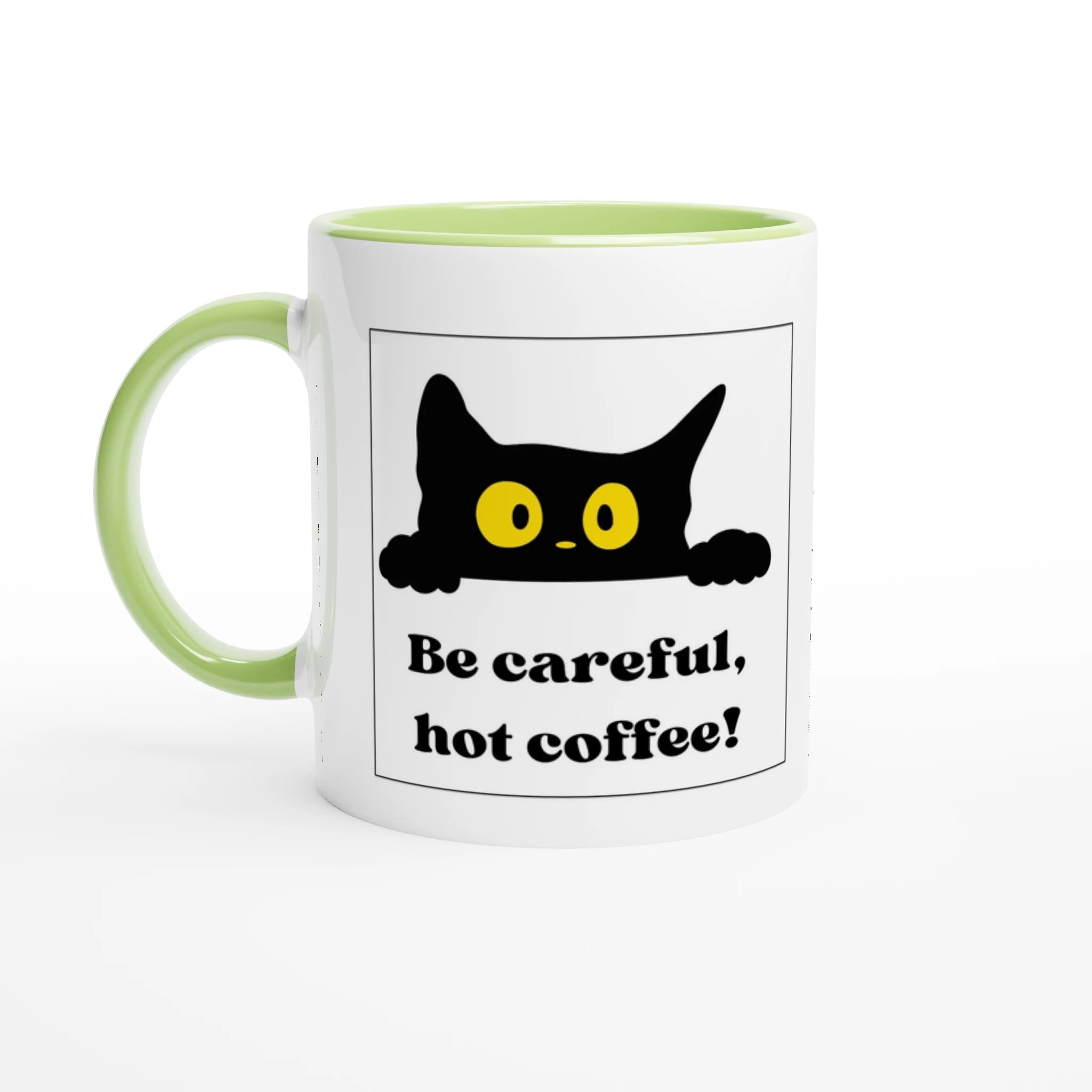 Vorsicht heiß! Katzen - Tasse für Morgenmuffel, Kaffeefans & Chaosfrühstarter | Tassenworte - Tassenworte