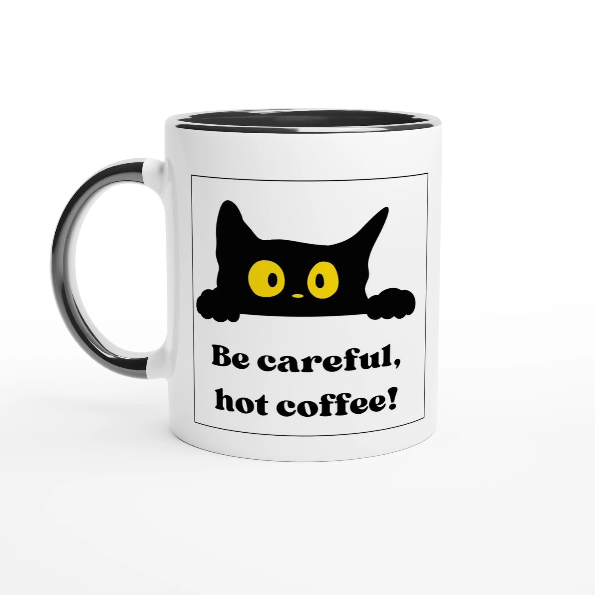 Vorsicht heiß! Katzen - Tasse für Morgenmuffel, Kaffeefans & Chaosfrühstarter | Tassenworte - Tassenworte