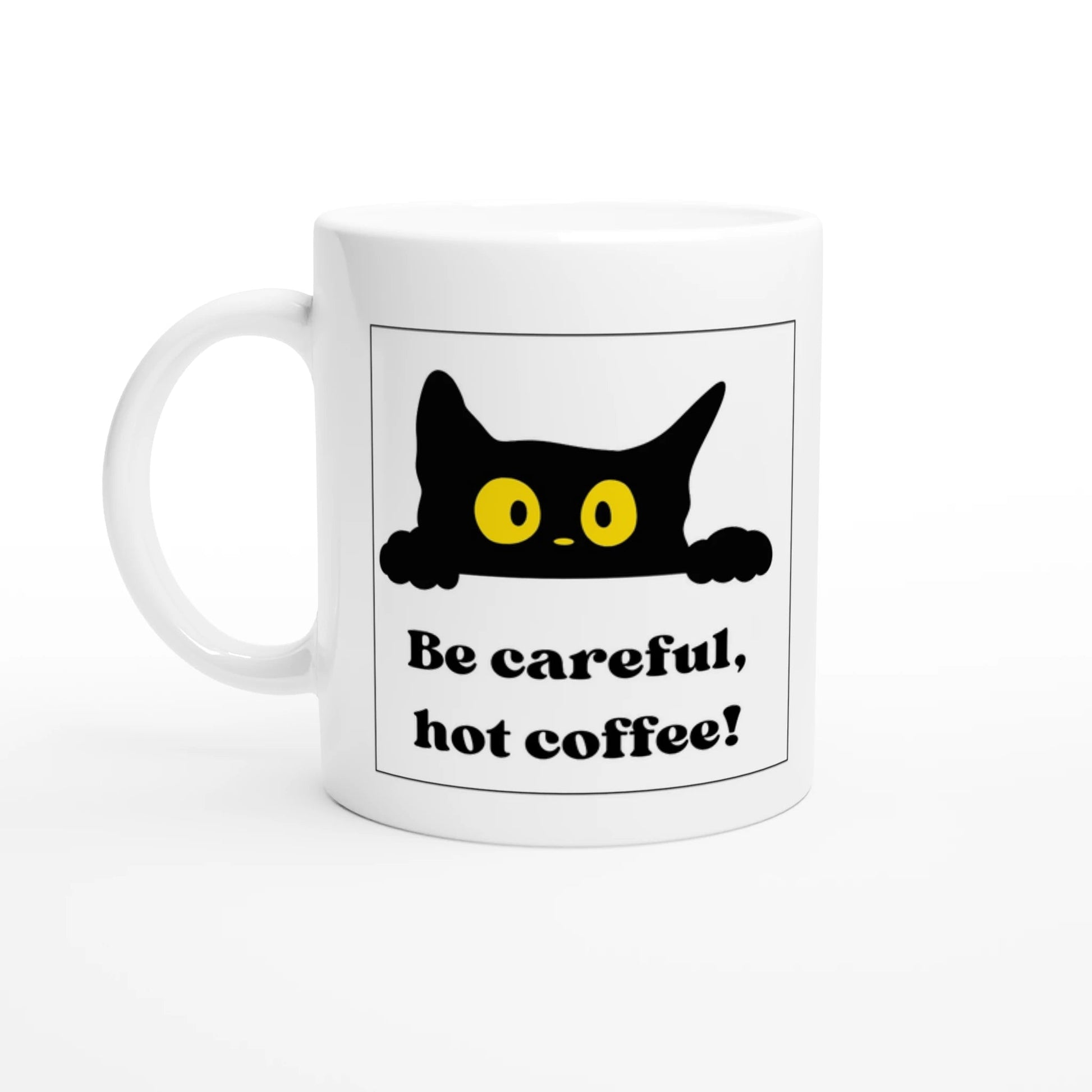 Vorsicht heiß! Katzen - Tasse für Morgenmuffel, Kaffeefans & Chaosfrühstarter | Tassenworte - Tassenworte