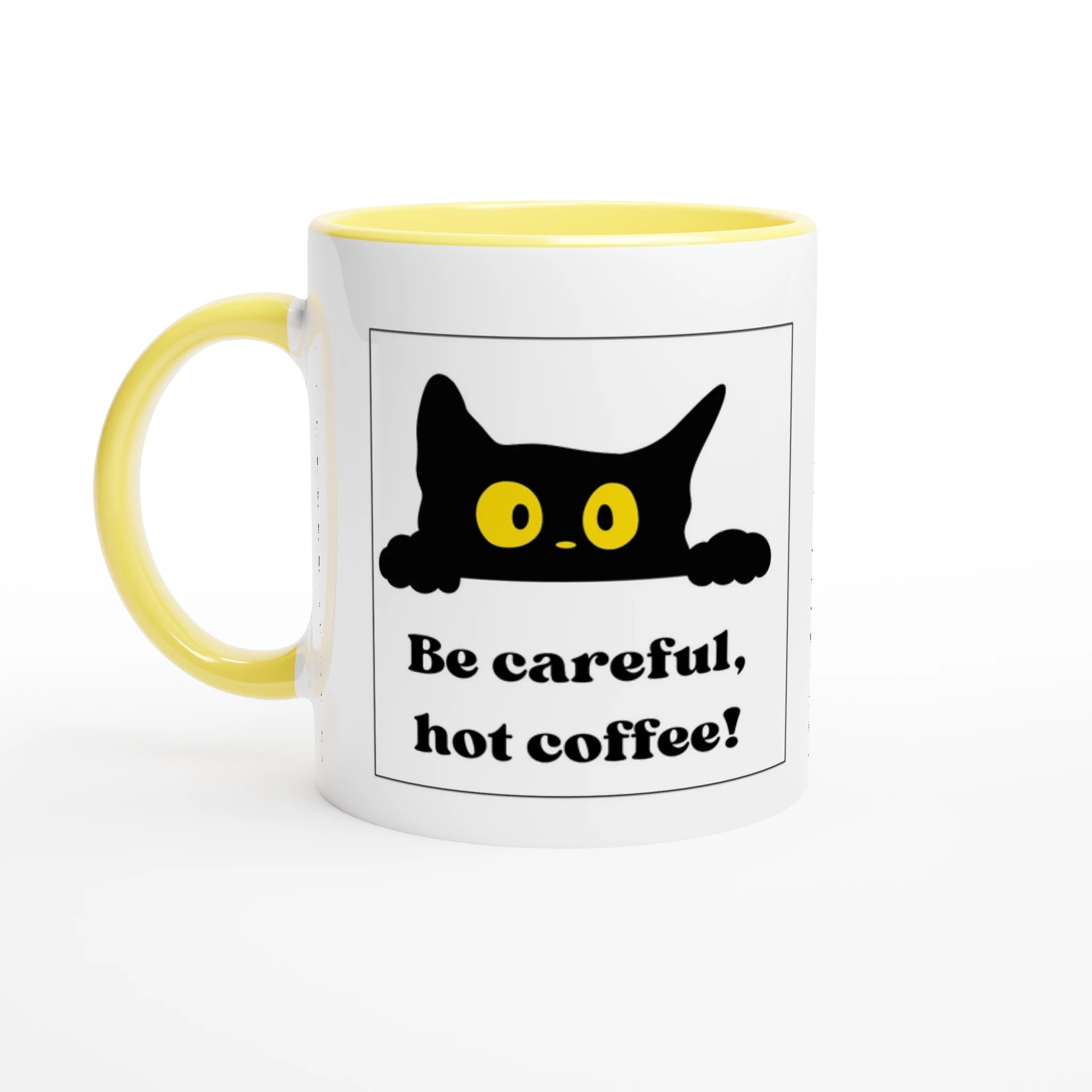 Vorsicht heiß! Katzen - Tasse für Morgenmuffel, Kaffeefans & Chaosfrühstarter | Tassenworte - Tassenworte