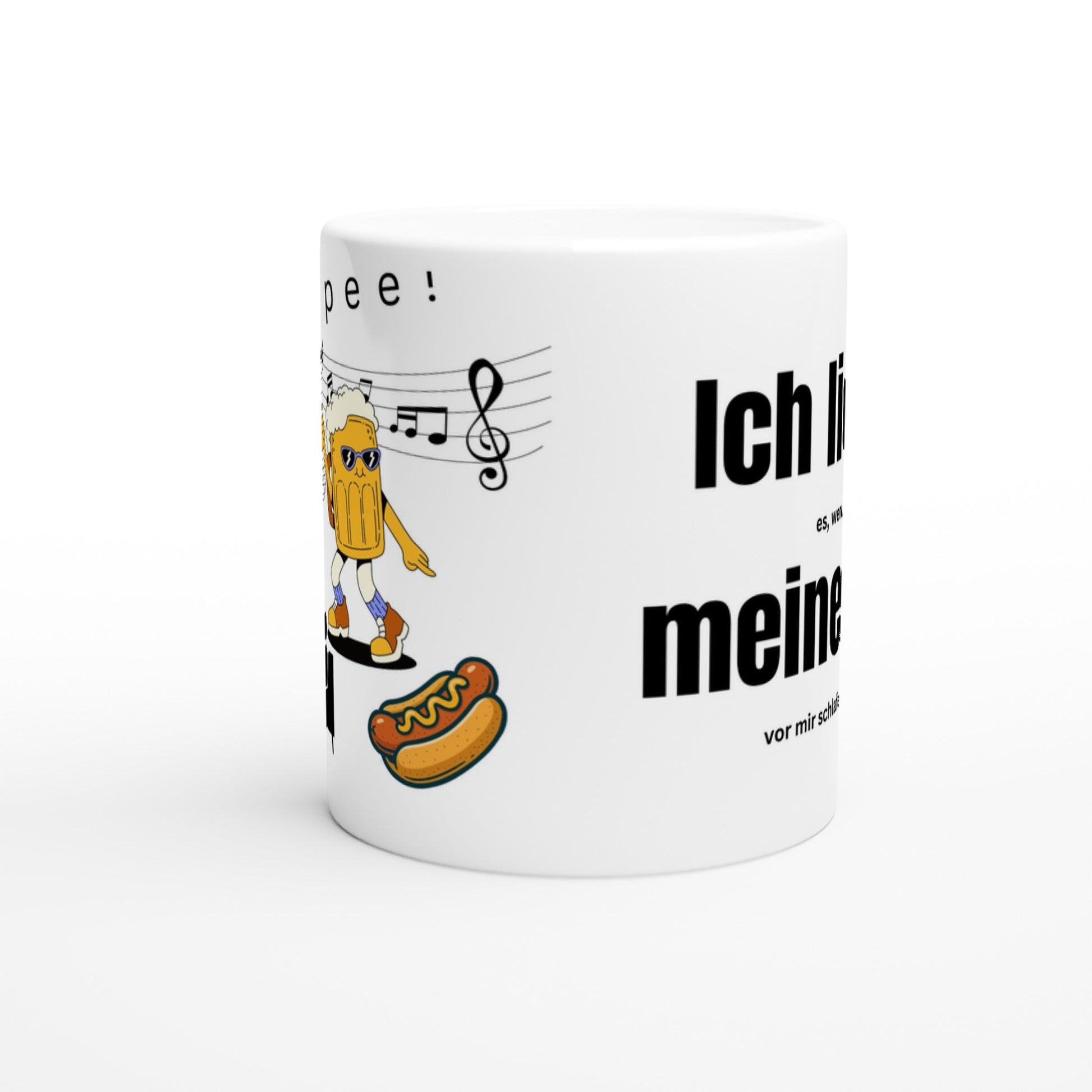 Witzige Tasse – „Ich liebe es, wenn meine Frau vor mir schlafen geht!“ – Lustiges Geschenk für Männer & Ehemänner - Tassenworte